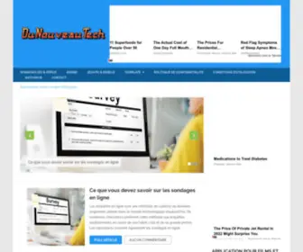 Dunouveautech.com(Logiciel) Screenshot
