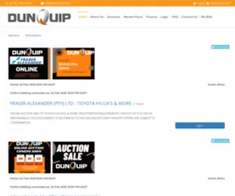 Dunquip.com(Your trading portal to Industrial used Equipment) Screenshot