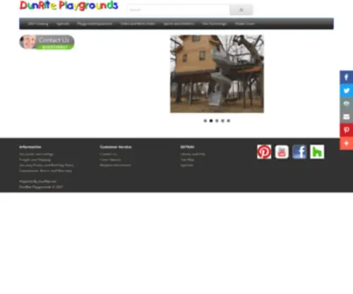 Dunriteplaygrounds.com(Commercial Playground Equipment) Screenshot
