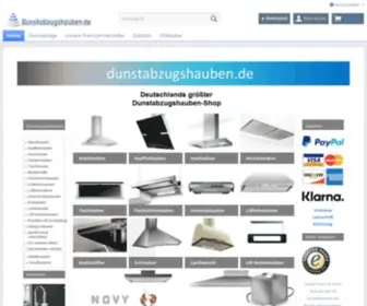 Dunstabzugshauben.de(Herzlich Willkommen bei) Screenshot