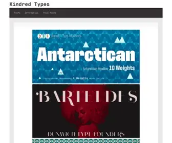 Dunwichtype.com(Dunwich Type Founders) Screenshot