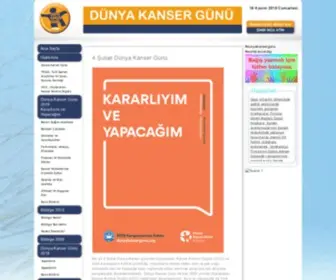 Dunyakansergunu.org(Dünya) Screenshot