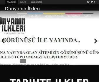 Dunyaninilkleri.com(DÜNYANIN İLKLERİ) Screenshot