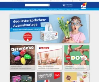 Duo-Shop.de(Schreibwaren und Spielzeug Onlineshop) Screenshot