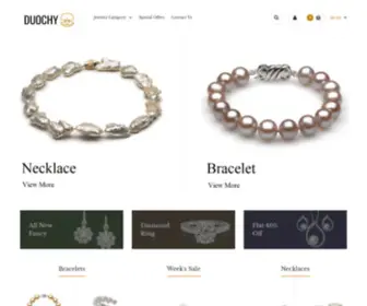 Duochy.com(Pearls Necklaces) Screenshot