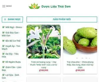 Duoclieuthaison.com(Dược Liệu Thái Sơn) Screenshot