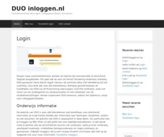 Duoinloggen.nl(DUO inloggen.nl) Screenshot