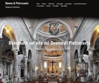 Duomodipietrasanta.org(Benvenuto nel sito del Duomo di Pietrasanta) Screenshot