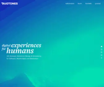 Duotones.ch(User Experience für Menschen) Screenshot
