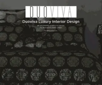 Duoviva.com(Contemporary & Classic Home Interior Designer Furnishings) Screenshot