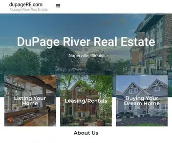 Dupagere.com(DuPage River Real Estate) Screenshot