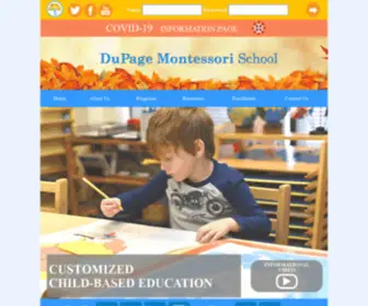 Dupageschool.org(DuPage Montessori School) Screenshot