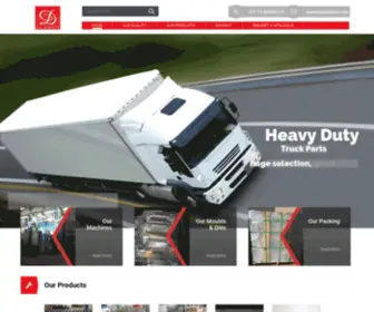 Duparts.com(Heavy Duty Truck and Trailer Parts Manufacturer DUPARTS) Screenshot