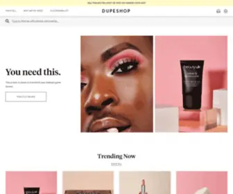 Dupeshopbeauty.com(Dupeshop finally) Screenshot