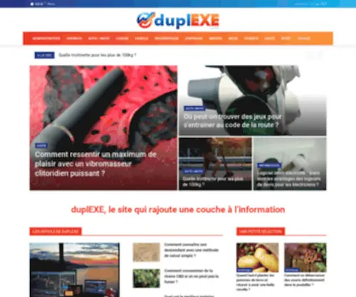 Duplexe.com(News du jour) Screenshot