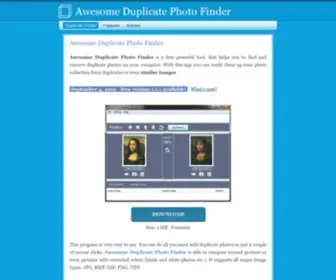 Duplicate-Finder.com(Awesome Duplicate Photo Finder) Screenshot