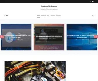 Duplicatefilessearcher.net(Getting rid of these nasty duplicates) Screenshot