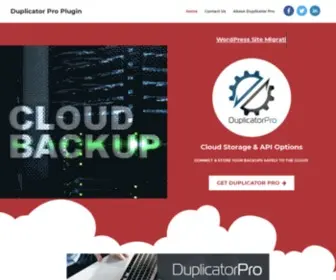 Duplicatorproplugin.com(Duplicator Pro Plugin) Screenshot