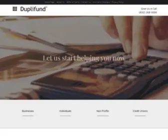 Duplifund.com(The Duplifund Group) Screenshot