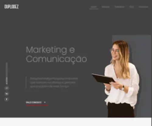 Duplodez.com.br(Duplodez Marketing e Comunicação) Screenshot