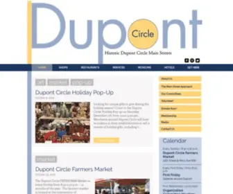 Dupontcirclemainstreets.org(Dupont Circle Main Streets) Screenshot