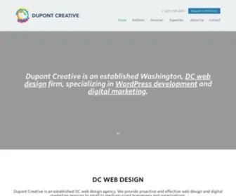 Dupontcreative.com(DC Web Design) Screenshot