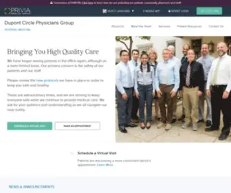Dupontdocs.com(Dupont Circle Physicians Group) Screenshot