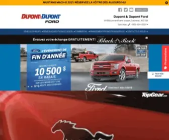 Dupontdupontford.com(Concessionnaire Ford à Gatineau (près d'Ottawa)) Screenshot