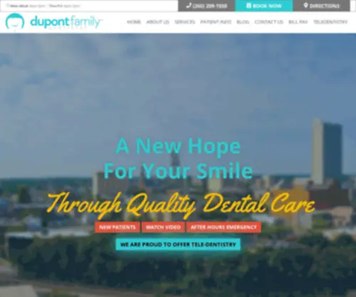 Dupontfamilydentistry.com(Dentist Fort Wayne) Screenshot