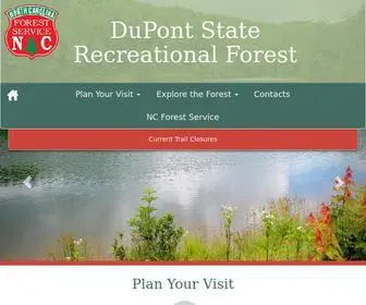 Dupontstaterecreationalforest.com(DuPont Recreational State Forest) Screenshot