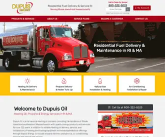 Dupuisoil.com(Dupuis Oil) Screenshot