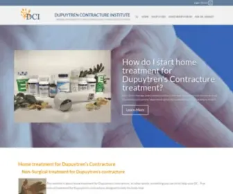 Dupuytrens-Contracture.com(Home Treatment for Dupuytren's Contracture) Screenshot
