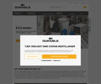 Durable.dk(Kontorartikler af høj kvalitet) Screenshot