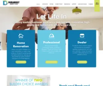 Durabuiltwindows.com(Durabuilt Windows & Doors) Screenshot