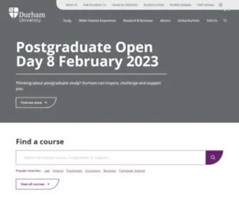 Dur.ac.uk(Durham University) Screenshot