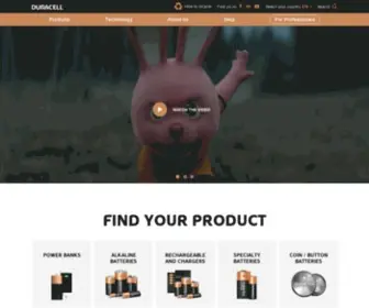Duracell.ng(Duracell Batteries UK) Screenshot