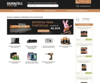 Duracelldirect.es(Pila Duracell) Screenshot