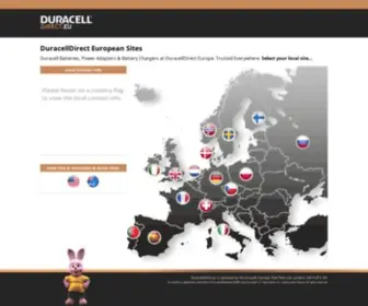 Duracelldirect.eu(Duracell Batteries) Screenshot