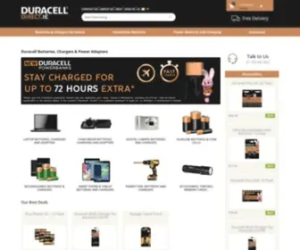 Duracelldirect.ie(Duracell Battery) Screenshot