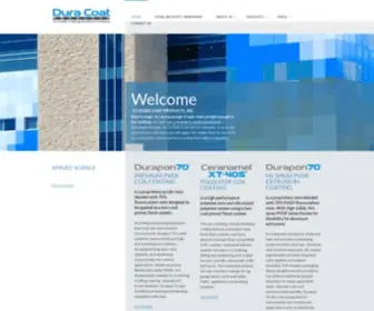 Duracoatproducts.com(Manufacturer of high) Screenshot