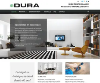 Duracushion.com(Dura Undercushions) Screenshot
