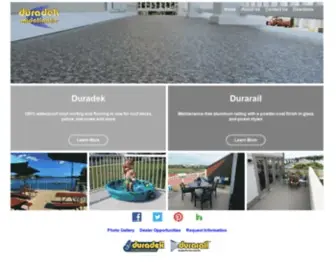 Duradekmidatlantic.com Screenshot