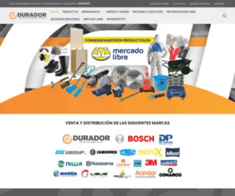 Durador.com.ar(Herramientas e insumos para Obras) Screenshot