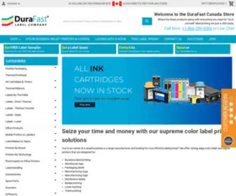 Durafastlabel.ca(Label Printers) Screenshot