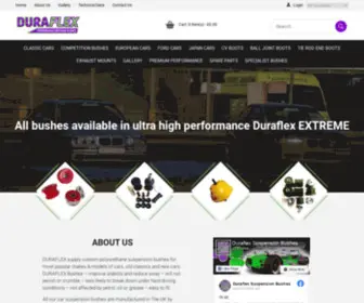 Duraflexpubushes.com(Polyurethane Suspension Bushes) Screenshot