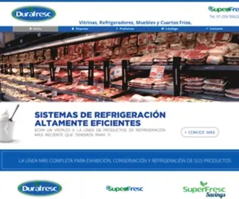 Durafresc.com.mx(Vitrinas) Screenshot