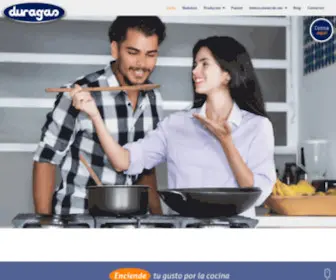 Duragas.com(Estufas y cilindros de gas seguros y duraderos) Screenshot