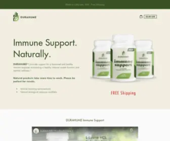 Durahume.com(Immune Support) Screenshot