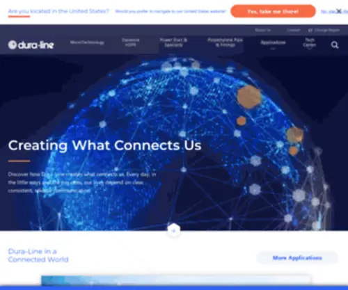 Duraline-India.com(Creating what connects us) Screenshot