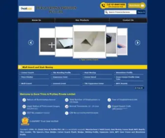 Duraltrims.com(Dural Trims & Profiles Private Limited) Screenshot